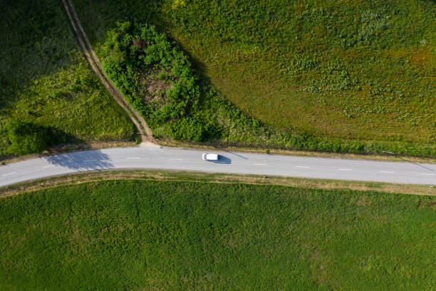 istock top view straight way in summer 1286197915