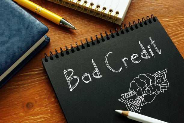 istock Bad Credit is shown on the business photo using the text 1286202290