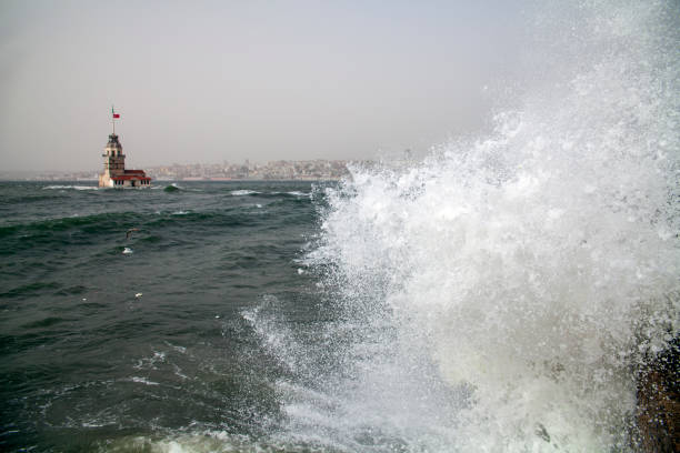 istock southwest wind storm with waves in Istanbul,Turkey 1286206342