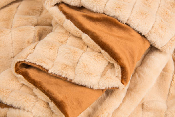 istock bedspreads and plaids made of artificial fur in a package 1286209390
