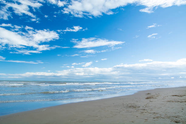 Mediterranean sea at Narbonne plage in Occitane France
