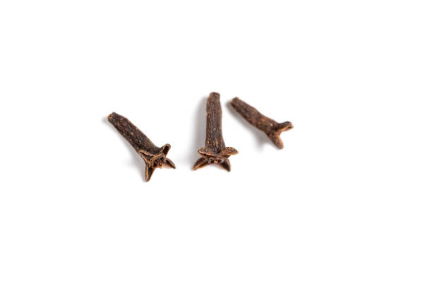 istock Dry Organic Clove Spice isolated on a white background. 1286215167