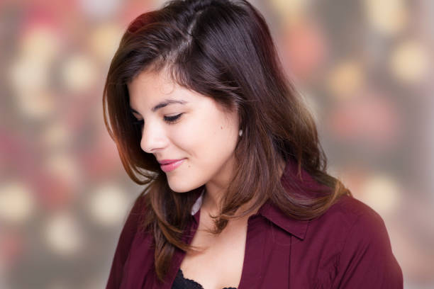 Beautiful young lady poses for camera.