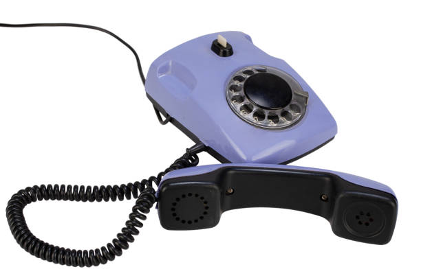 istock vintage retro violet rotary telephone 1286221618