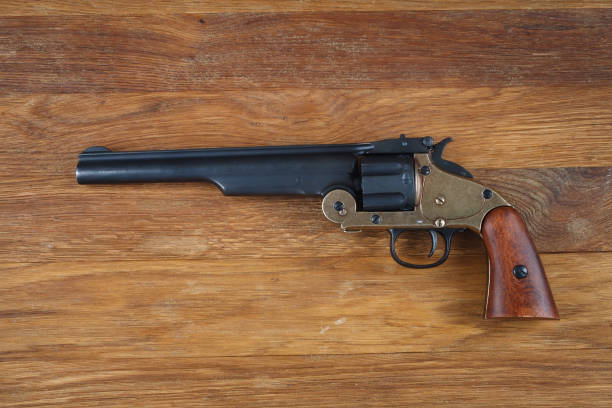 istock old west era .44 smith and wesson single action revolver gun 1286222368