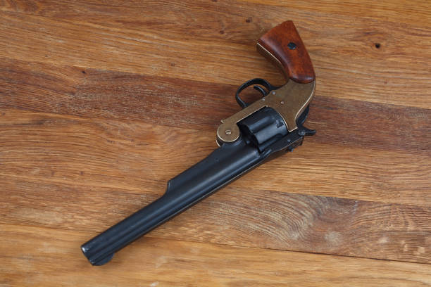 istock old west era .44 smith and wesson single action revolver gun 1286222503
