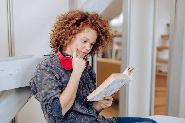 istock Portrait of a beautiful student learning at home 1286224326