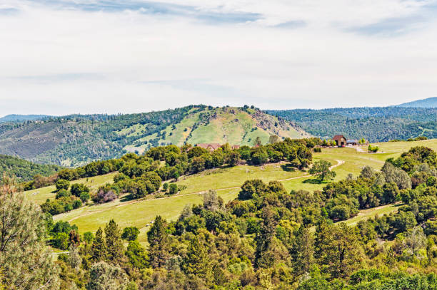 istock Home on Hill above valley 1286229832