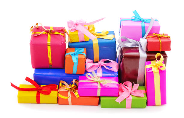 istock Many bright gifts. 1286230147