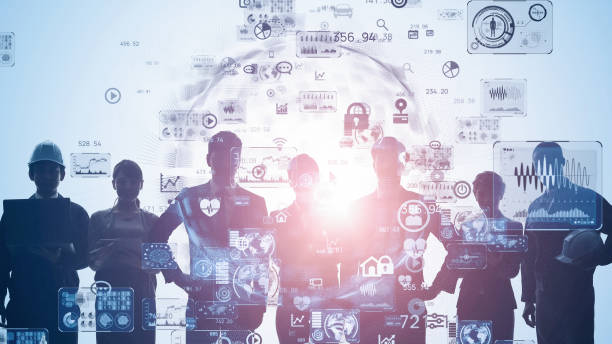 istock Global communication network concept. Worldwide business. Human resources. 1286245589
