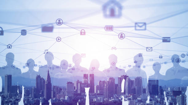 istock Global communication network concept. Worldwide business. Human resources. 1286245603