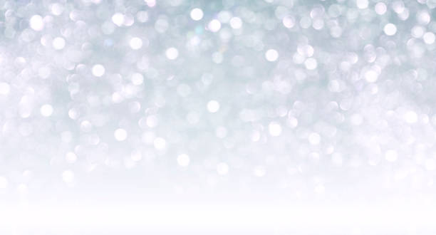 istock Winter silver blurred bokeh background, Christmas 1286245909