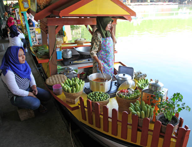 Floating market tour in Bangkok, Thailand