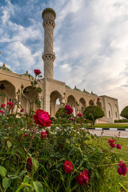 アル・ズルファ・モスク、オマーンのスルタン。 - oman greater masqat mosque al khuwair mosque ストックフォトと画像