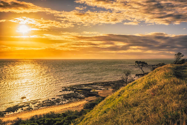 istock Sunset at Beaumaris Beach, Melbourne, Victoria, Australia - Oct 2020 1286268145