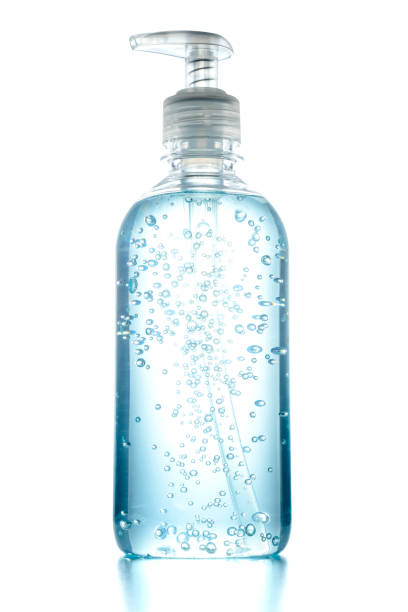 istock Alcohol gel pump bottle on a white background 1286269242