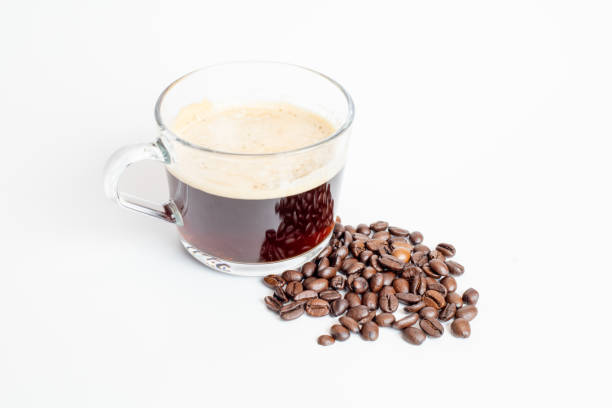 istock A cup of hot coffee with roasted coffee bean 1286271257