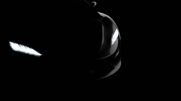 istock sportscar silhouette on black background 1286273236