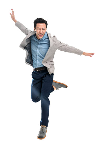 istock Happy bouncing youth business man 1286274118