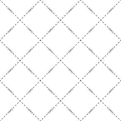 Sample watermark seamless pattern. Vector illustration