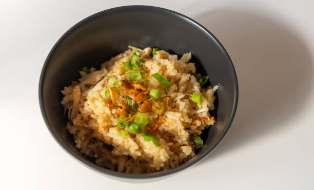 Indonesian fried rice in bowl