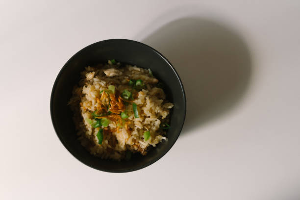 Indonesian fried rice in bowl