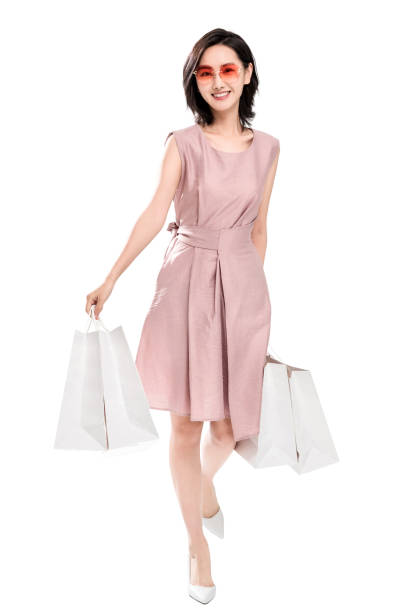 istock A young woman happy shopping 1286281182