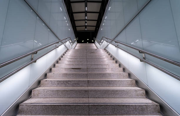istock Low Angle View Of Staircase In Building 1286282629