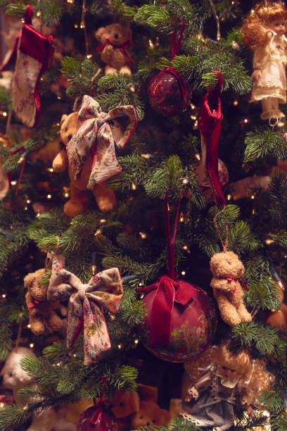 istock Christmas tree with toys 1286290907