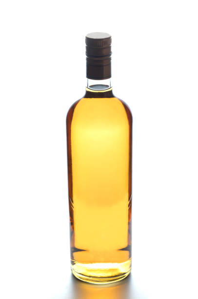 istock Whiskey bottle on a white background 1286291288