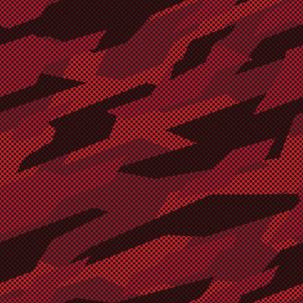 2,200+ Red Camouflage Pattern Stock Illustrations, Royalty-Free Vector  Graphics & Clip Art - iStock