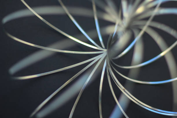 istock Disfocused blurred black and silver textured paper background. Abstract, holiday, geometry concept. Copy space. 1286301893