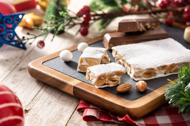 istock Assortment of Christmas nougat 1286303097