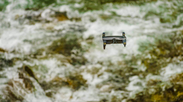 istock Drone flying over water nature 1286311764
