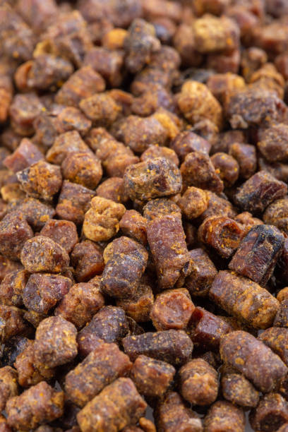istock Heap of bee bread as background. Close-up. 1286312941