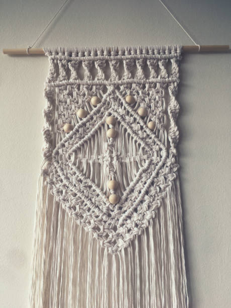 istock Handmade home decor wall hanging background photo 1286326396