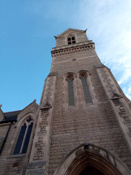 istock Church with Stain glass windows England 1286326757