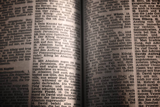 istock German Language Holy Bible Close-Up 1286327737