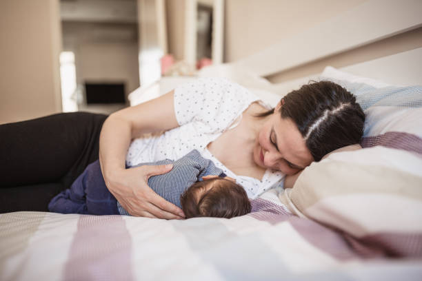 istock Mother Breastfeeding Baby Boy 1286327908