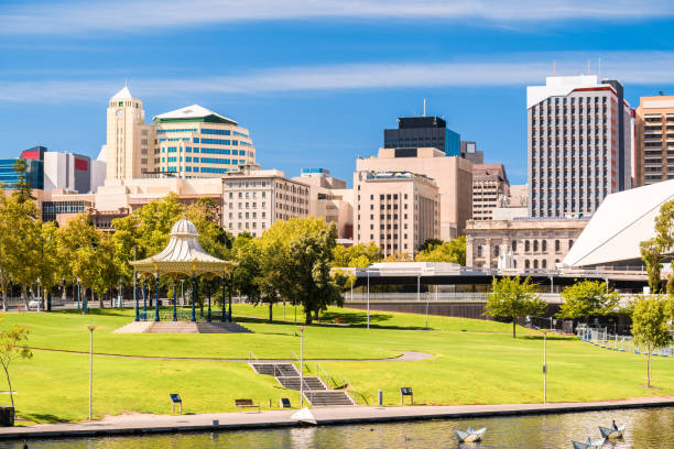 istock Adelaide city skyline viewed across Elder Park 1286328135