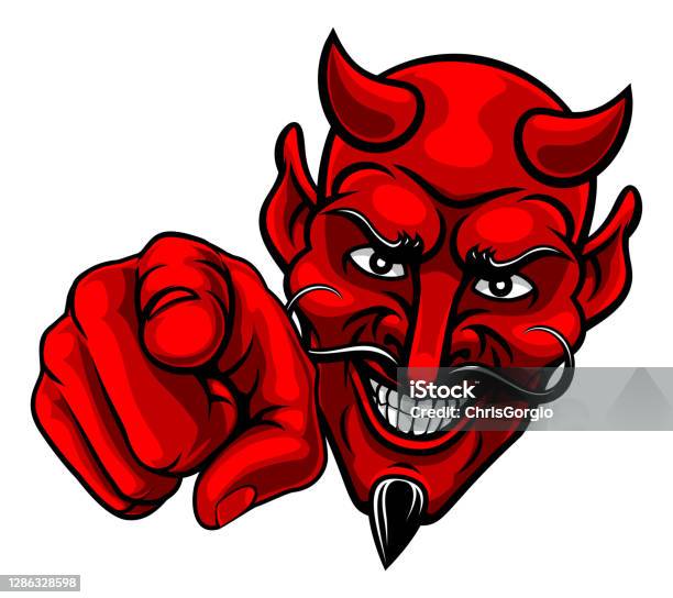 Devil Satan Pointing Finger At You Mascot Cartoon Stock Illustration - Download Image Now - Devil, Devil Costume, Vector - iStock Devil Satan Pointing Finger At You Mascot Cartoon Stock Illustration - Download Image Now - Devil, Devil Costume, Vector - iStock