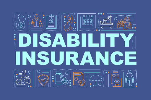istock Disability insurance word concepts banner 1286331447