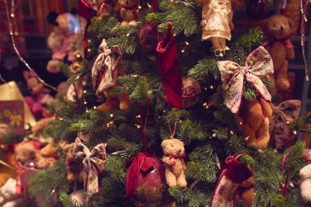 istock Christmas tree with toys 1286340972