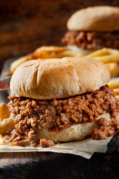 istock Sloppy Joe's with Crispy Onion Rings 1286346206