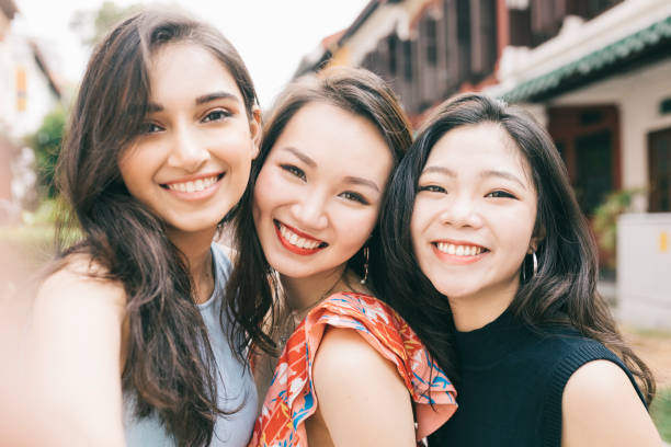 istock Best friends taking a selfie 1286350685