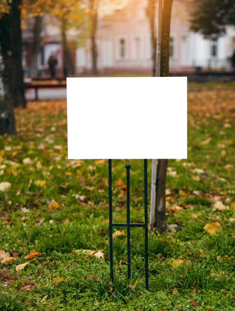istock Vertical billboard plate on the street 1286354637