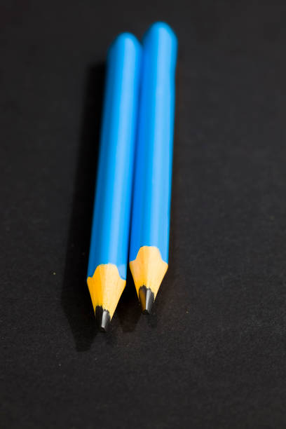 istock solid color wooden pencils with gray lead 1286357933