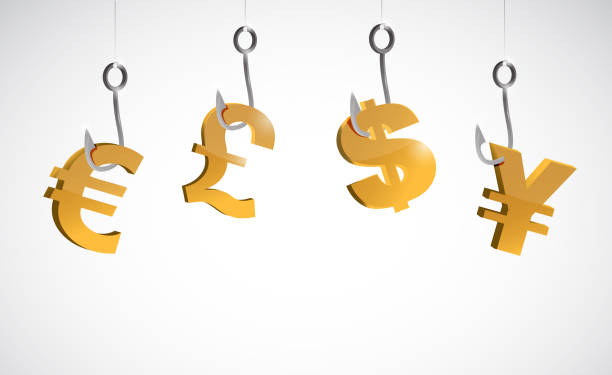 istock Currency symbol fishing concept illustration 1286365281