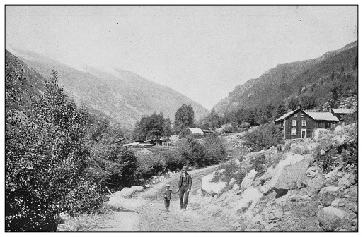 Antique black and white photo of the United States: Clear Creek Valley, Empire, Colorado