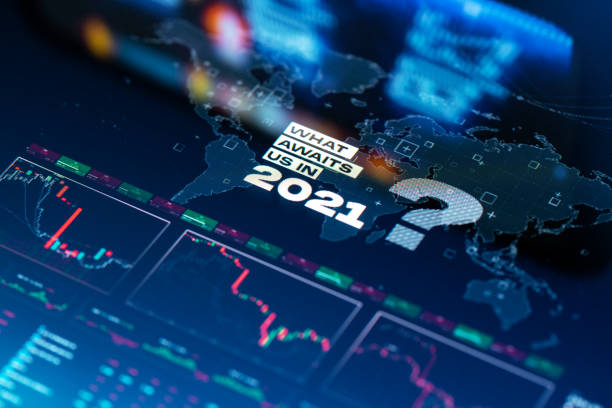 istock What Awaits Us in 2021 Background on World Map 1286366872